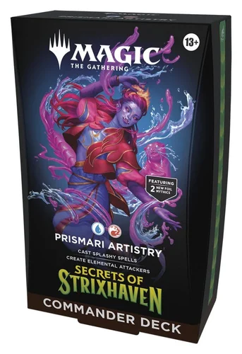 Magic the Gathering Secrets of Strixhaven Commander Deck Prismari Artistry English